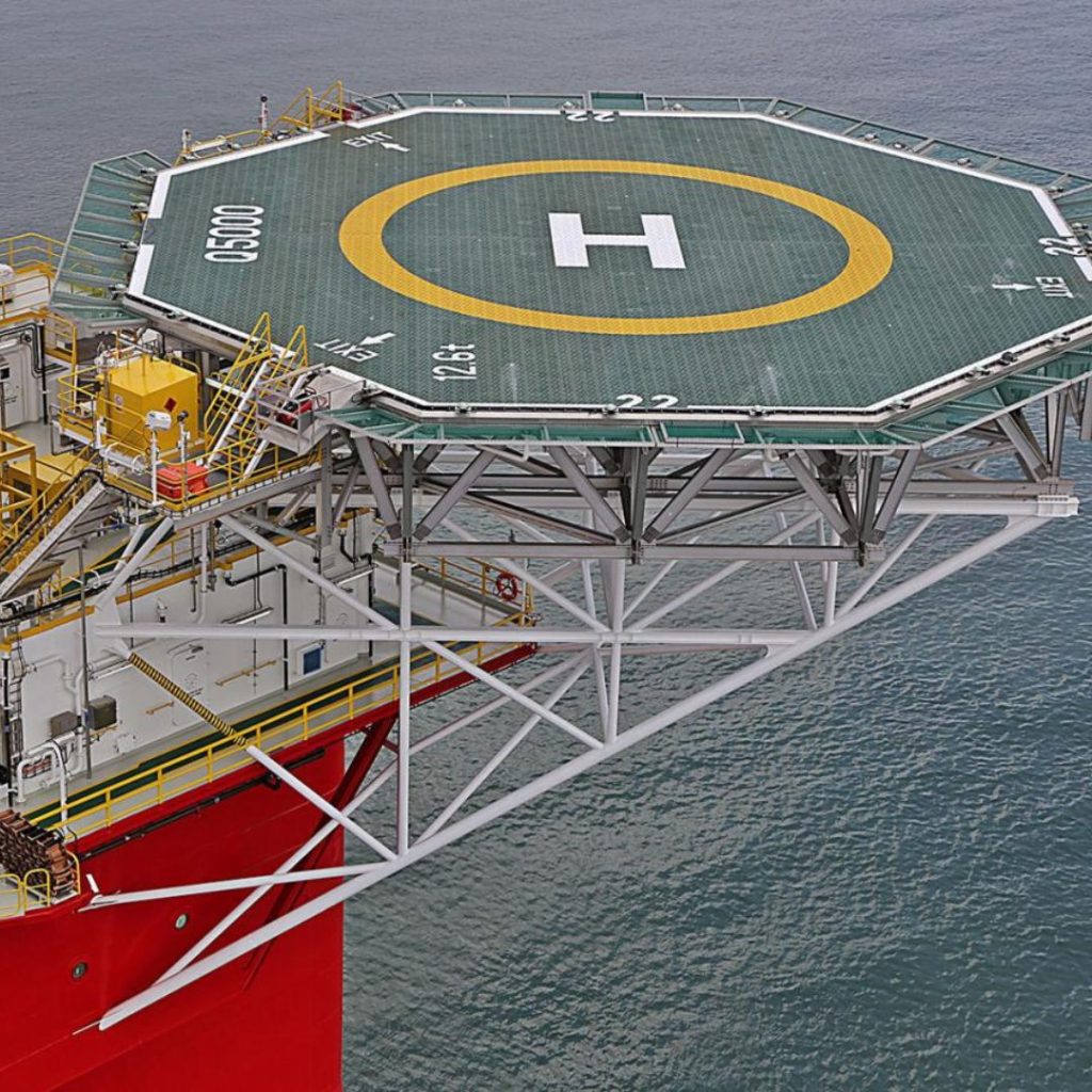 Helideck monitoring system